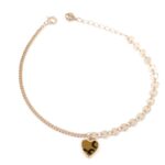 Everlasting Golden Hearts Bracelet